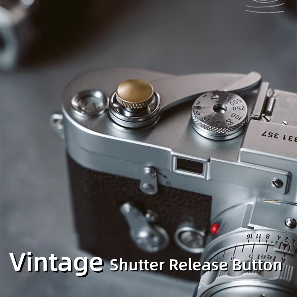 Fujifilm Camera X100Vi - Vintage Metal Camera Shutter Button for
