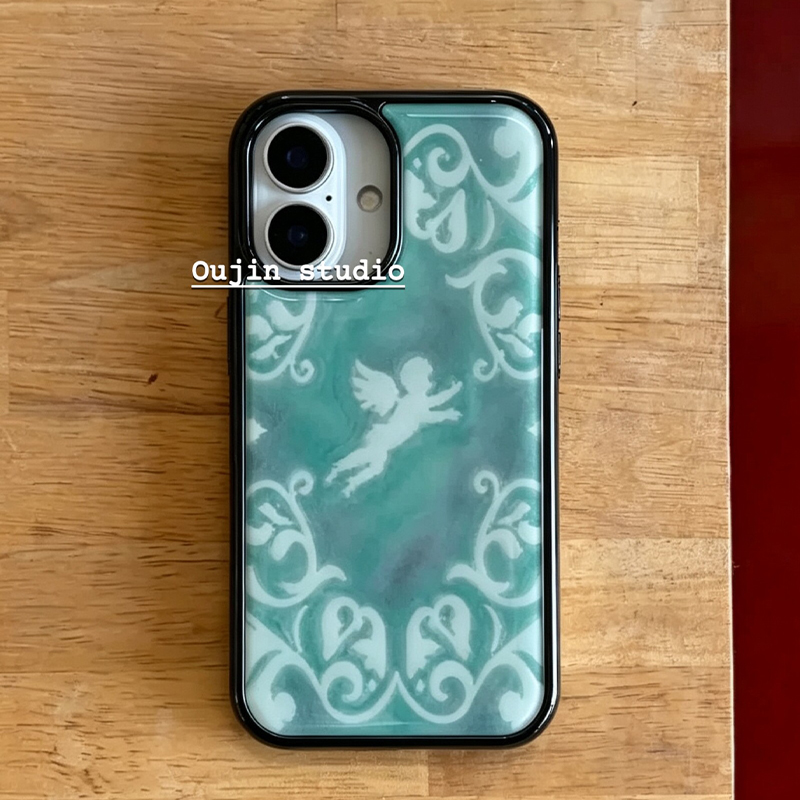 Mint Green Baroque Pattern Ang - đánh giá và giá Back Cover Adhesive
