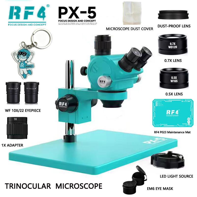 RF4 Zoom Simul Focal  Trinocul - đánh giá và giá Electronics Repair Simulator