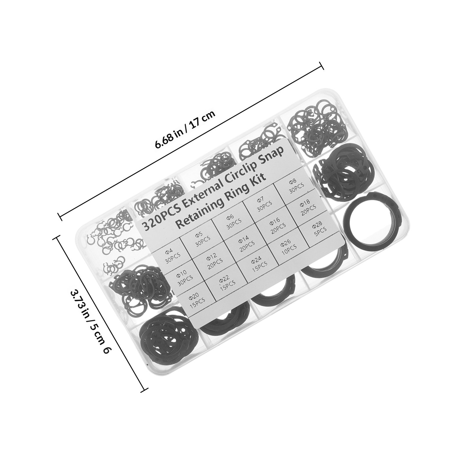 320Pcs Retaining Rings Assortm - đánh giá và giá Electronics Repairs