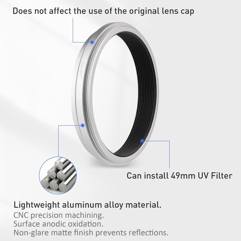 Haoge Bộ Lọc Ống Kính Adapter  - đánh giá và giá Fujifilm Camera X100Vi
