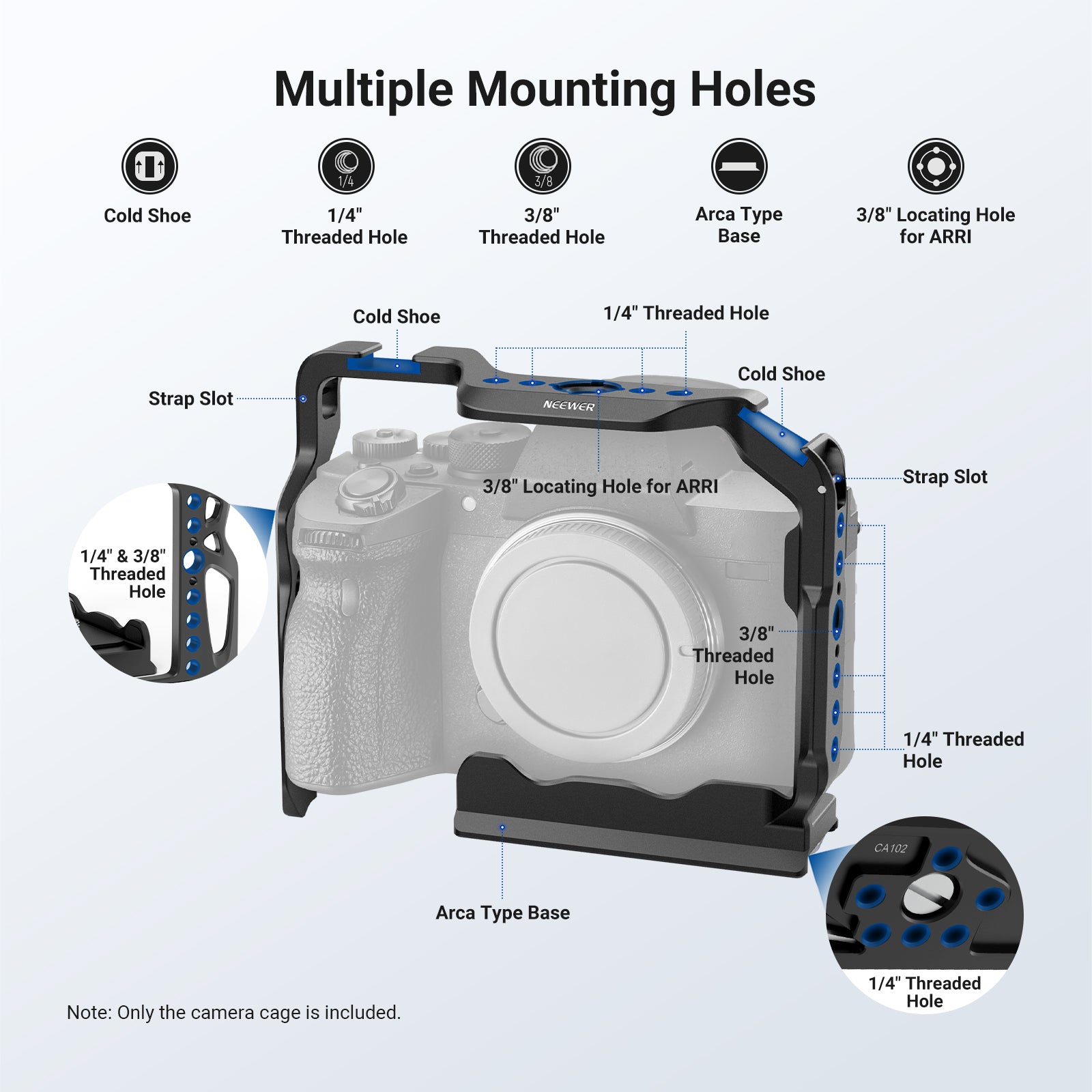 NEEWER CA102 Camera Cage For S - đánh giá và giá Sony Camera A7 Iv